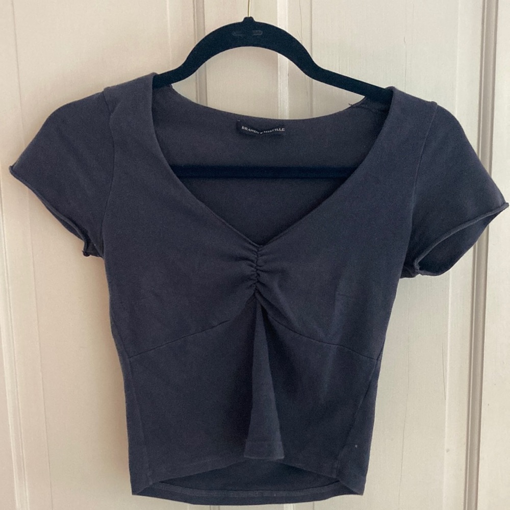 Navy Stretch T